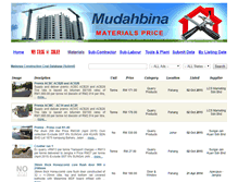 Tablet Screenshot of mudahbina.com